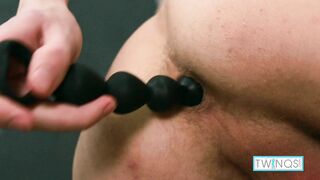 Supah Steamy Twunk Lucas A Jerks Off And Pokes Himself With A Faux Trouser Snake!