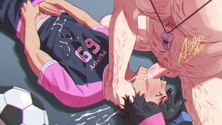 Player deepthroating his coach after practice // Filthy Chat Audio and Deep Hatch ASMR