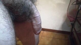Slow Solo Teasing Palm Job And Intense Orgasm