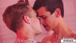 SOUTHERNSTROKES Justin Cross And Bar Addison Crimson-Super Hot No Love Glove