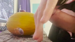 nice femboy tears up fruit