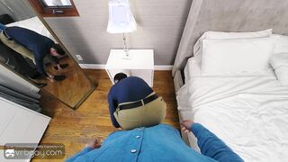 VRB Fag: Tattooed Latino Twunk Des Irez Plumbs Without A Love Glove and Groans | HD Porn