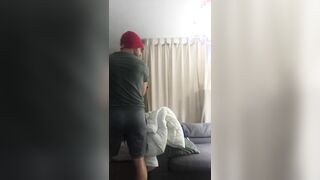 Superman Toying with his Super Trunk