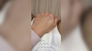 Piss in diaper before spunk