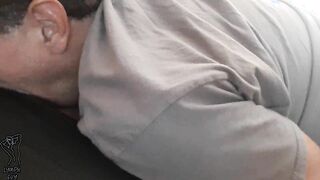 Latino Daddy Leaves Men facehole Dripping of Jism