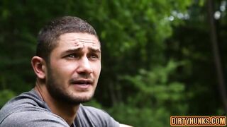 Muscle queer rosy pucker intrusion With Facial Cumshot