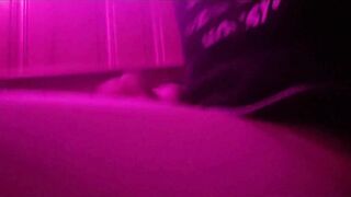 Lovely femboy wanks off until he spunks all over himself