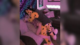 Pounding Wuffles into the Sofa