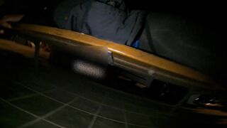 Eccentric twunk caught 3 times tearing up a bench, ¡powerful ejaculation!...