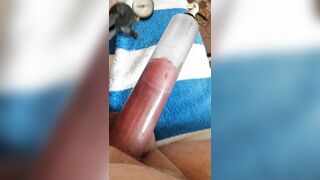 Fuckpole pumping part 1 of 2 (smallish, medium, mushroom head cillinder)