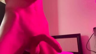 A vulgar dude has fun with his ample uncircumcised fellow spunk-pump???????????????? and slams his fingers in the bootie???? A