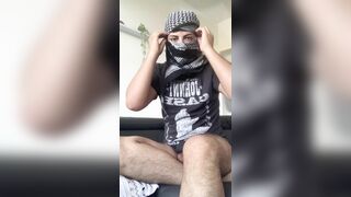 Arab guy frolicking with his humungous ass