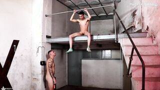 SIR AARON - Soles, Chains & Clips: Youngsters Roped for Pee Have Fun