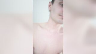 Twunk opens up his cheeks after showering and wants you