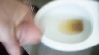 My spectacular hetero brother urinating and spunking