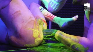 Axel Abysse Wedges His Fist And Beads Into Lawrence Knight