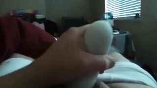 Solo Joy In Couch With My Fucktoy