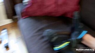 Brad’s Torn Come Back - Uncircumcised Muscle Idolize & Magic Electro-Hitachi Fap-Off!