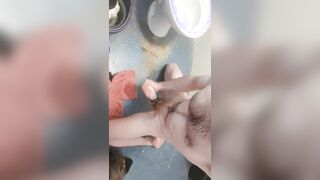 Teenies very first time using man rod ring haha i dont know if i put it on right x