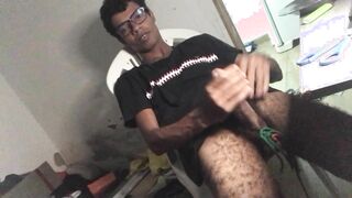 161 He was lounging down and nude, I couldn't hold it in and I spilled