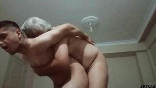 WILD MAN HAS SUPER-STEAMY FUCKY-FUCKY WİTH ELDER STUD AT HOME