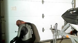 wetsuited spiderman grabs orca