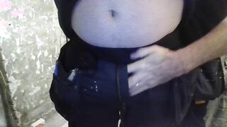 Getting a rubdown from the manager