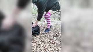 A quickie in the woods~