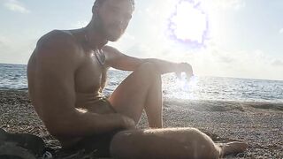 Joy on the beach