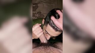 Gargle gigantic soldier hard-on spunk on my face and gullet