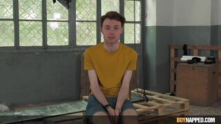Boynapped - Servicing Firm Sir Part two: Lean Slave Takes Tweaking And Donk Opening Up