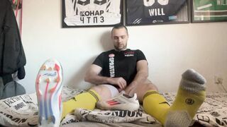 Jack and jism in Soccer Socks and cleats