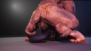Unshaved Femboy x Monster Hard-On THREE DIMENSIONAL