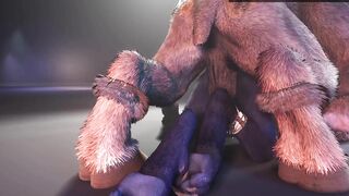 Unshaved Femboy x Monster Hard-On THREE DIMENSIONAL