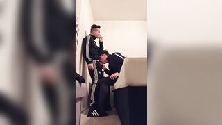 Scally homosexual men masturbate outdoor and homemade scally penetrate