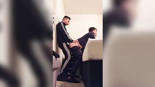 Scally homosexual men masturbate outdoor and homemade scally penetrate