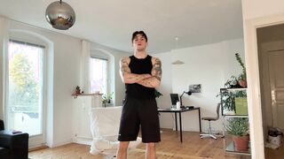 Let me dominate you with my sweat-doused beefy bod