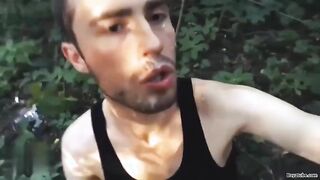 Russian masculines Cruising And pulverizing In The Forest