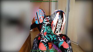 banging my boyfriend on a ball, pecker the syringe