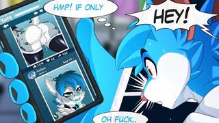Wooly Comic Dub: Sudden Meet Up (Wooly Cartoon, Furries, Fur covered Orgy, Unshaved, Public Assfuck)