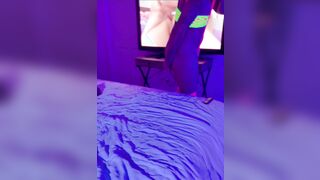 I dress like a muddy rave hoe while flipping and play with buttfuck toys in the mirror