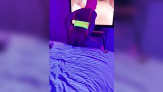 I dress like a muddy rave hoe while flipping and play with buttfuck toys in the mirror