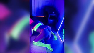 I dress like a muddy rave hoe while flipping and play with buttfuck toys in the mirror