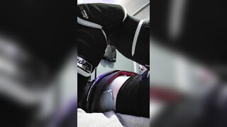 Hockey Jock polishes & Finishes off in Pullup (nappy)