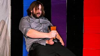Solo Masculine Voluptuously Ejaculates on Suit
