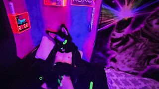 Alleycat kneads off with fresh plaything