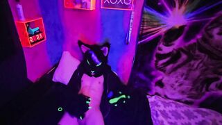 Alleycat kneads off with fresh plaything