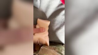 Army soldier fucks his steaming bang-out plaything - drains off and shoots a steaming fountain in uniform