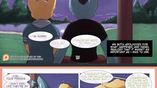 Fur covered Comic Dub: Weekend (Furry Toon, Hairy Femboy, Cartoon, Donk porking)