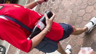 Hetero footballer pummels my taut butt youthfull dude embarks with protection and takes it off and plumbs me condom-free
